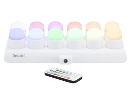 LED telyssett farger